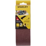 Stanley STA33071 3 bandes abrasives mm65x410 grain 80 pour ponceuse a' bande