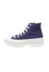 CONVERSE Homme Chuck Taylor All Star Lugged 2.0 Platform Seasonal Color Sneaker, Uncharted Waters Egret, 44.5 EU