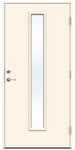 Swedoor ytterdør ECO Amazon NCS S0502-Y hvit klart glass 100 x 210 venstre