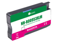 Y71217 Yaha Blekkpatron Magenta Høykapasitet (26ml), erstatter HP F6U17AE/953XL