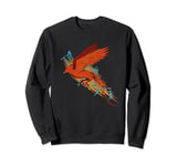 Harry Potter Fawkes the Phoenix in Flight Sweatshirt