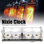 Nixie Tube Clock 4-Bit Integrated Design Nixie Tube Clock With Remote Con XAT UK