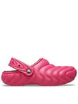 Crocs Classic Lined Clog Overpuff Clog, Pink, Size 4, Women