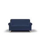 Italian Bed Linen “ Pretty” Sofa Cover, Dark Blue, 2 Places