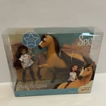 Spirit Riding Free Collectors Series Lucky and Spirit Horse Doll Set