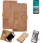 FOR Nokia G50 SMARTPHONE CASE COVER WALLETCASE CORK