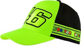 Valentino Rossi Cap 46 The Doctor One Size,Fluo Yellow,Man Yellow Fluo,VRMCA390528