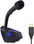 Voice V2 + Microphone Usb De Bureau + Nouveauté 2022 + Micro Gamer Idéal Pour Jeux Vidéo, Streaming, Youtube, Podcast + Qualité De Son Optimale + Compatible Windows, Mac, Ps4 + Ble[YIN143411]