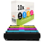 10x Toner Replaces Canon 731BK 731C 731M 73