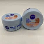 Nivea Baby Face and Body Soft Cream Gentle Hypoallergenic 2 x 200ml Free UK post