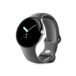 Montre connectée GOOGLE Pixel Watch - 41 mm - Argent poli Actif - Bracelet Charcoal