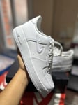 Nike Air Force 1 Low Jewel Mens Size UK 6.5  White HM0621-100✅