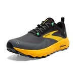 Brooks Homme Cascadia 17 Sneaker, Lemon Chrome Sedona Sage, 42.5 EU