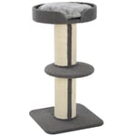 91cm Cat Tree Kitten Activity Center Tower Scratching Post Lamb