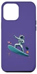 Coque pour iPhone 12 Pro Max Astronaute Sur Une Planche De Stand-up Paddle