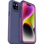 OtterBox Fre Coque pour iPhone 14 Plus avec MagSafe, étanche (IP68), Résistant aux chocs, protection fine avec protecteur d'écran intégré, supporte 5 x plus de chutes que la norme militaire, Mauve