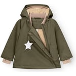 MINI A TURE Matwally Fleece Lined Winter Jacket Olive Night