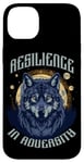 Coque pour iPhone 14 Plus Resilience In Adversity Citation Spirit Animal Wolf Pack