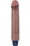 Real Softee Vibrating Dildo Brown 22,5 cm