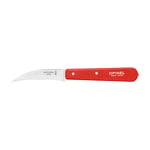 Couteau à légumes N°114 lame inox 7 cm rouge Opinel