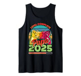 Dad-to-be LEVEL COMPLETE PAPA 2025 Gaming Vintage Tank Top