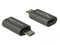 Delock USB type C-adapter - USB-C til Micro-USB type B - 2.8 cm