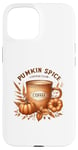 Coque pour iPhone 15 Pumpkin Spice Coffee Club Autumn Vibes Cosy Season Automne