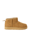 Carin Wester Fodrade ankelboots i mockaimitation Beige