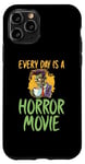 Coque pour iPhone 11 Pro Chaque jour est un film d'horreur