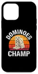 iPhone 12 mini Dominoes Funny Board Game Lover Lucky Domino Player Vintage Case