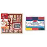 Melissa & Doug Stamp A Scene Farm | Arts & Crafts | Stamp Sets & Stencils | 4+ | Gift for Boy or Girl & | Rainbow Stamp Pad | Arts & Crafts | Stamp Set & Stencils | 3+ | Gift for Boy or Girl