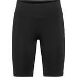 Kari Traa Vilde High Waist 8" Korte Træningstights Dame - Svart - str. XL