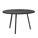 Bord Loop Stand Round Table, Färg Svart, Storlek Ø120 cm