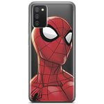 ERT GROUP Coque de téléphone Portable pour Samsung A02S Original et sous Licence Officielle Marvel Motif Spider Man 003 Parfaitement adapté à la Forme du téléphone Portable, partiel imprimé