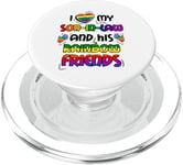 I Love My Son In Law And His Rainbow Friends LGBT Support PopSockets PopGrip for MagSafe