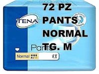 72 Pièces De TENA PANTS Normal Tg. M 4 Pack De 18 Pièces Incontinence