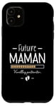 Coque pour iPhone 11 Future Maman - Humour Grossesse pour Femme Enceinte