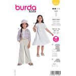 Burda 9225 - Kjole & Jakke EUR: 110-140, US: 5-10