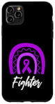 Coque pour iPhone 11 Pro Max Ruban violet de lutte contre le lymphome de Hodgkin