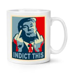 Donald Trump Indict This 10oz Mug Cup Funny Jail MAGA Lock Him Up Not Guilty