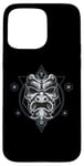 iPhone 15 Pro Max Oni Mask Japanese Devil Yokai Demon Sacred Geometry Graphic Case