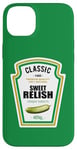 iPhone 14 Plus Sweet Relish DIY Halloween Costume Condiment Green Pickle Case