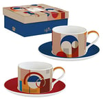 Easy Life COFFRET 2 DEJEUNERS 24CL EN PORCELAINE