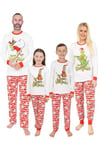 The Grinch Grinchmas Matching Family Christmas Long Pyjamas (18-20) White