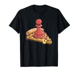 Chess Player Pizza Board Game Chess Pizza Lover 2024 T-Shirt