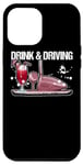 Coque pour iPhone 14 Pro Max Drink And Driver Balle De Golf Tee Vert Handicap Driver Golf