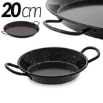 Paella Pan Valencian Paella Enamel 26 CM Easy Cleaning Long Lasting Spain