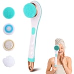 Yzmrbdqc - Brosse de douche électrique rechargeable rotative à long manche Convient pour le nettoyage du corps Exfoliation Imperméable et