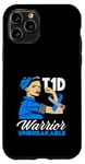 Coque pour iPhone 11 Pro Sensibilisation au diabète de type 1 Guerrier T1D incassable