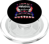 God Has My Husband In His Arms I Have Him In My Heart Memory PopSockets PopGrip for MagSafe